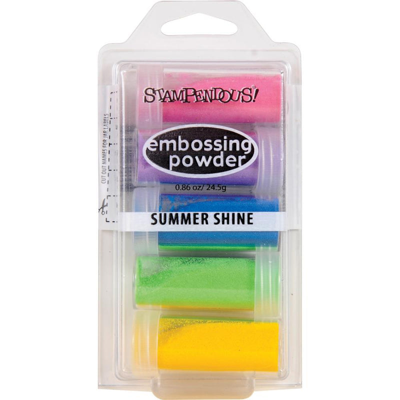 Set Polvos de Embossing- Summer shine