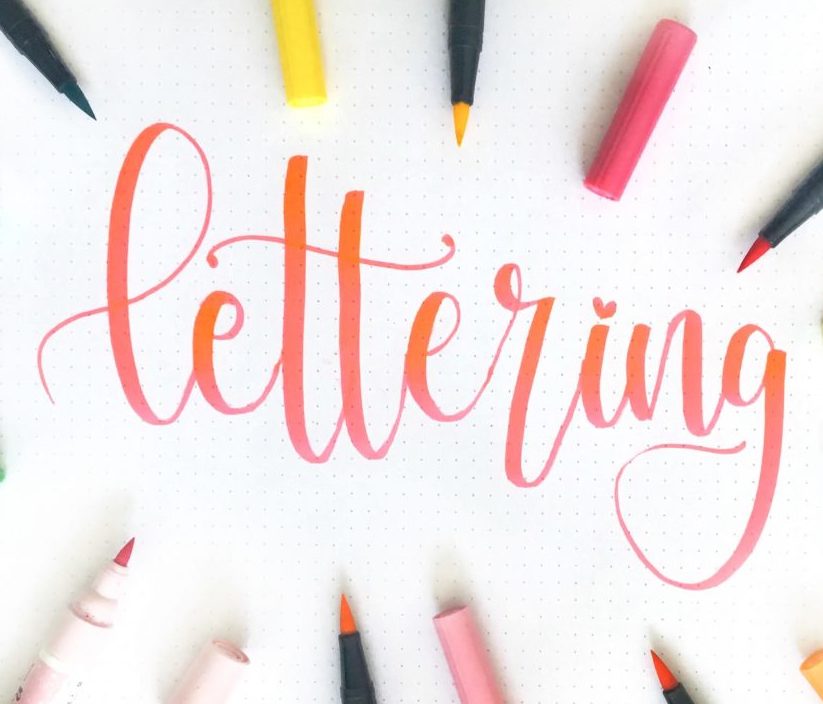 Lettering Kit para Niñas y Niños - Rotuladores Lettering de