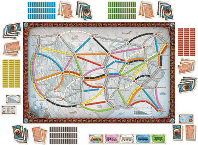 Juego de mesa - Aventureros al tren Original