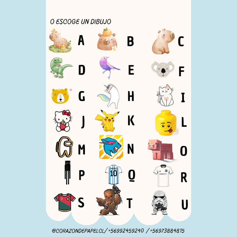 Etiquetas personalizadas