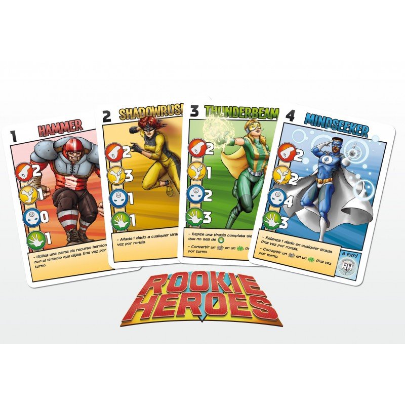 Juegos de mesa- Rookie heroes