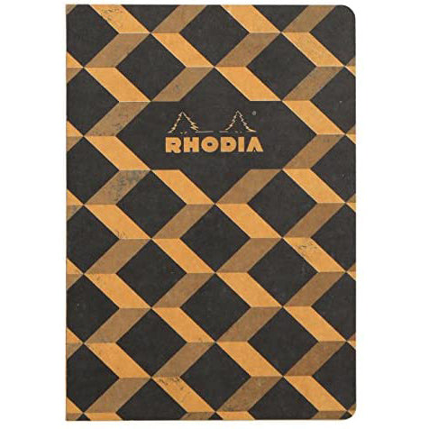 Cuaderno Rhodia Heritage- Línea artesanal A5- Líneas Rombo