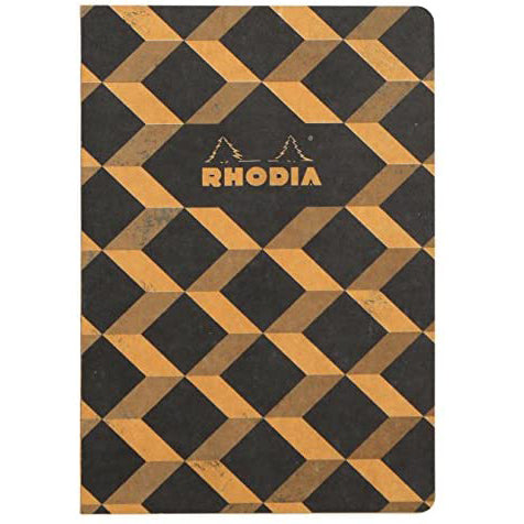 Cuaderno Rhodia Heritage- Línea artesanal A5- Líneas Rombo