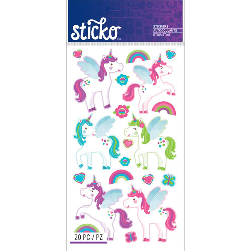 Sticko Stickers- Unicornios grandes