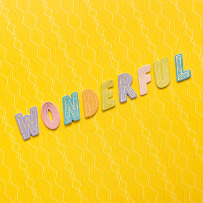 Thickers Stickers de letras - Wonders