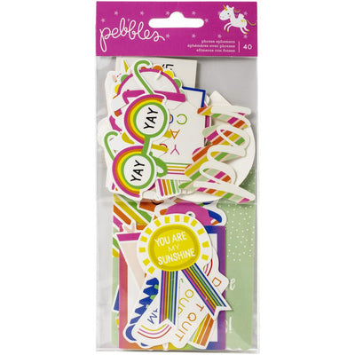 Die cuts Ephemeras -Live life happy