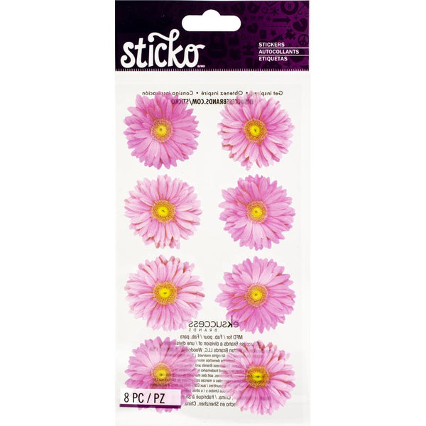 Sticko Stickers- Gerberas