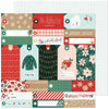 Cartulina 12x12 doble cara Busy sidewalk- Merry merry