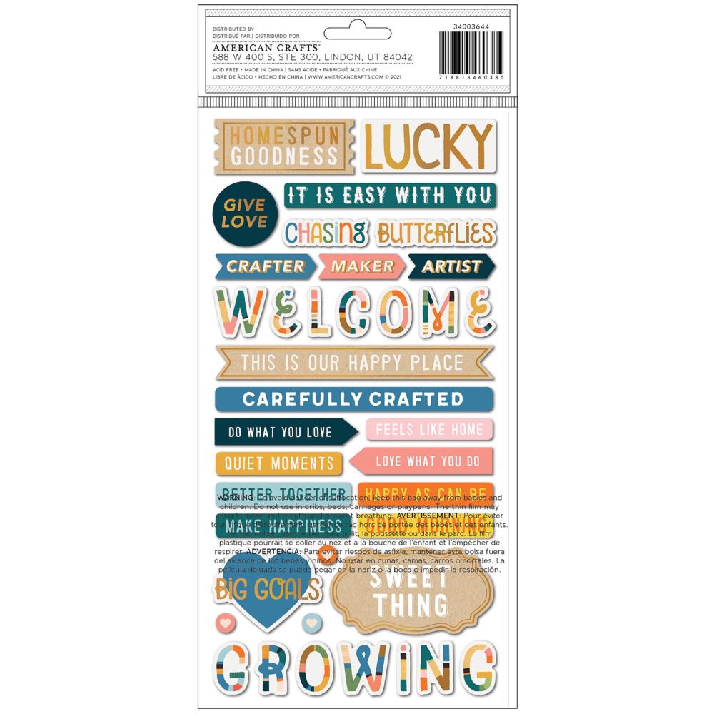 Thickers Stickers Bungalow Lane- Home sweet home