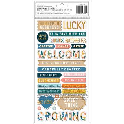 Thickers Stickers Bungalow Lane- Home sweet home