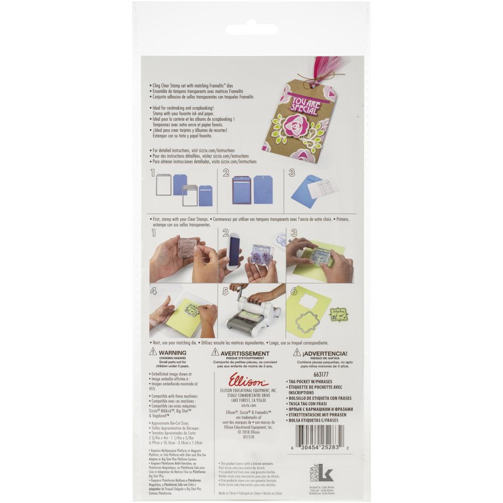 Set de matrices con timbres- Tag pocket