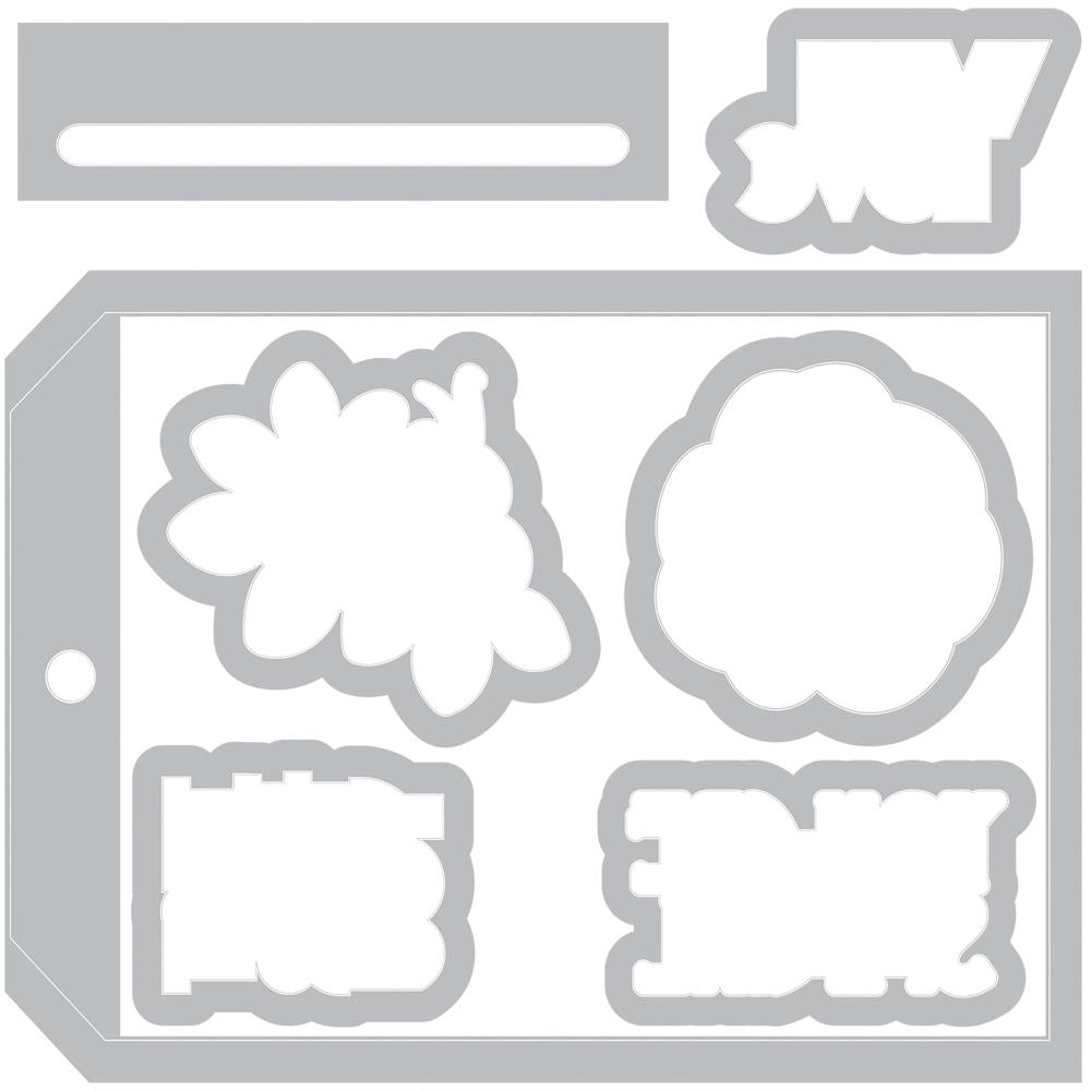 Set de matrices con timbres- Tag pocket