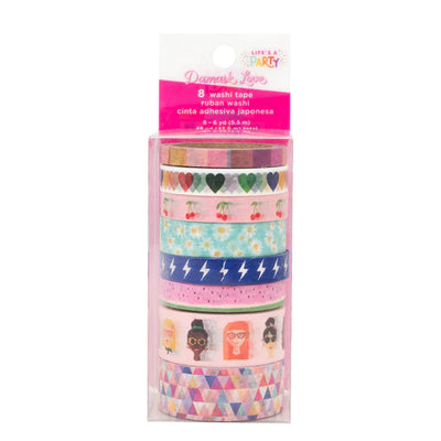 Set de 8 Washi Tape -Life's a Party