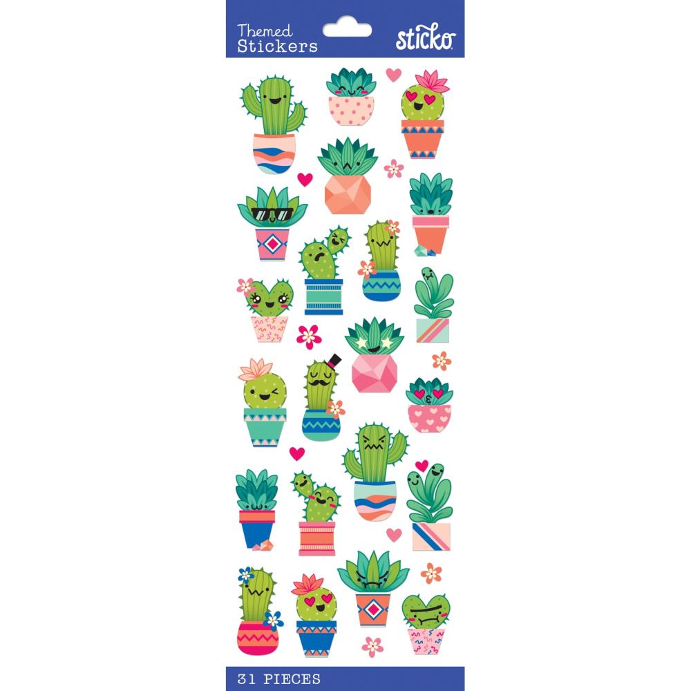 Sticko Stickers- Cactus y suculentas