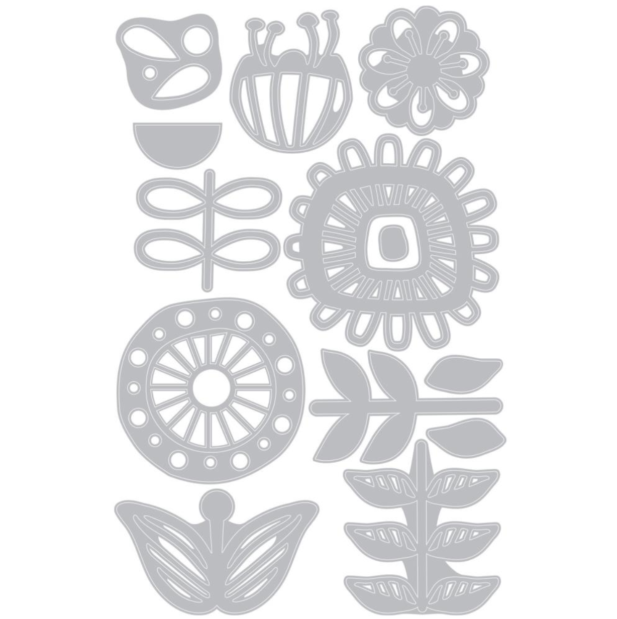 Matriz de corte - Flores apilables