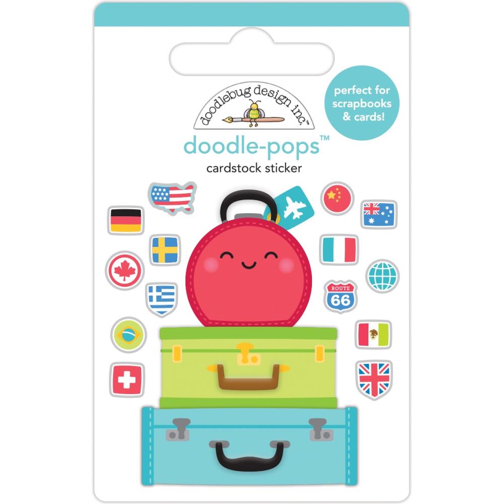 Stickers 3D Doodlebug- Maletas de viaje