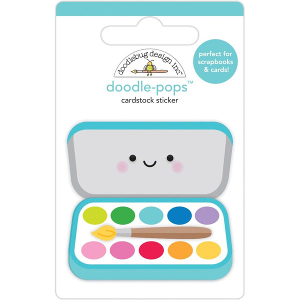 Stickers 3D Doodlebug- Acuarelas