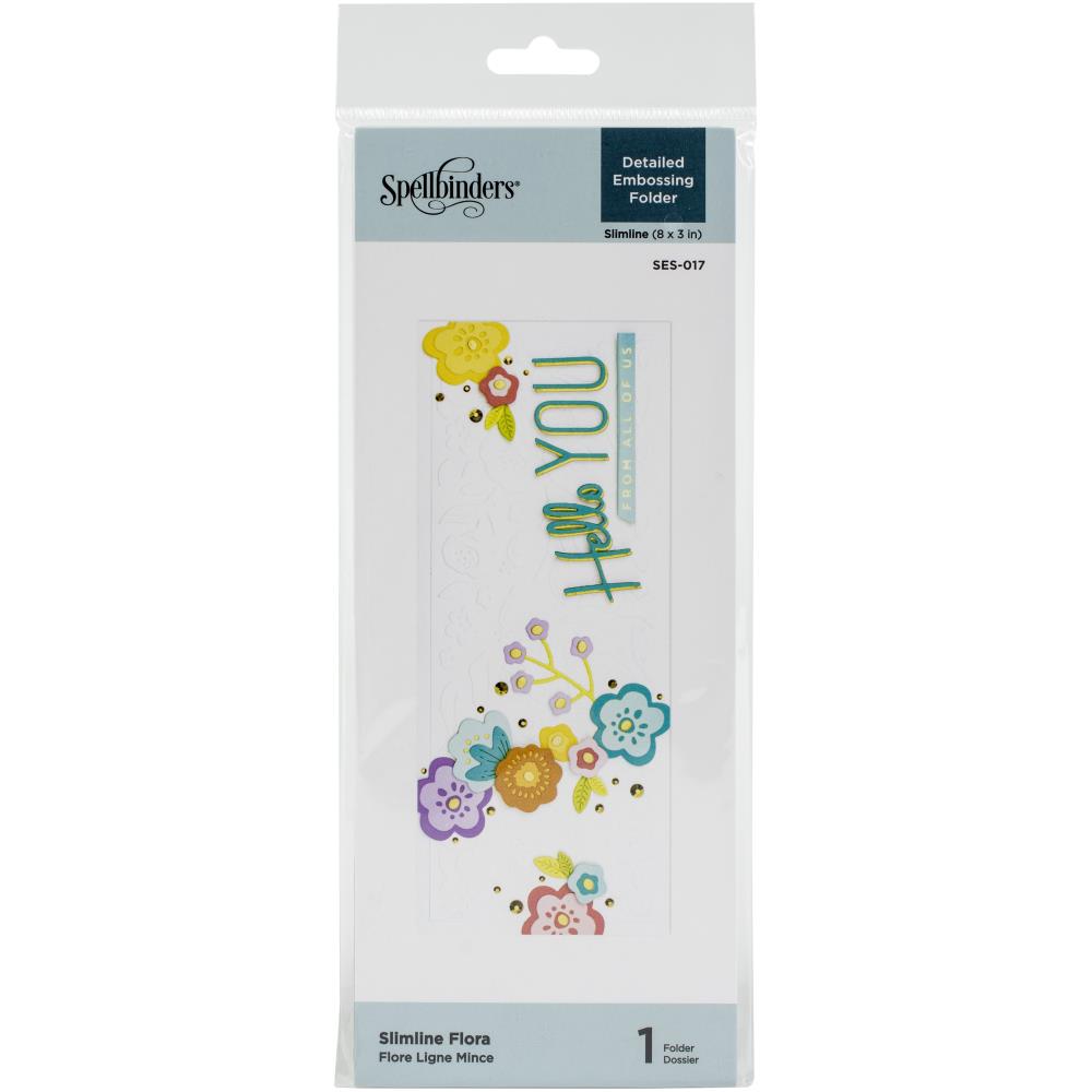 Matriz de embossing Spellbinders- Slim Flora