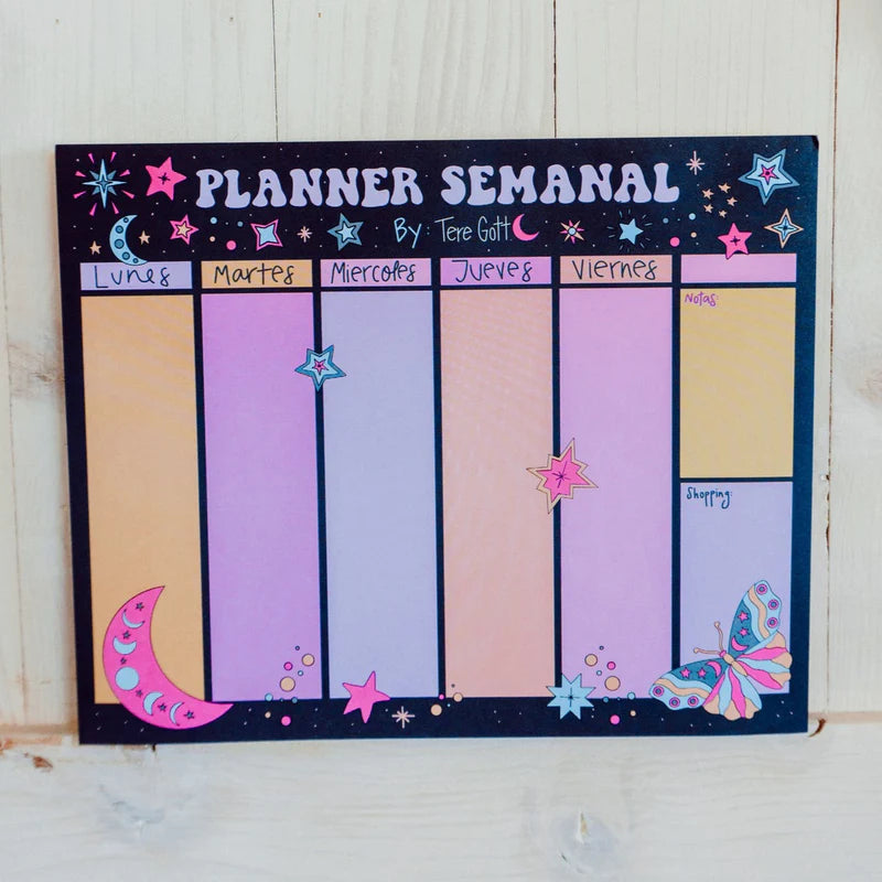 Planner de escritorio - Semanal Tere Gott