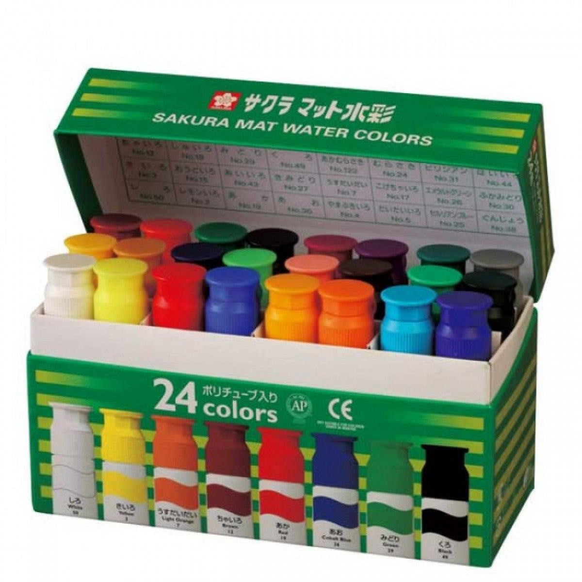 Set Acuarelas Semitransparentes 24 colores 12ml