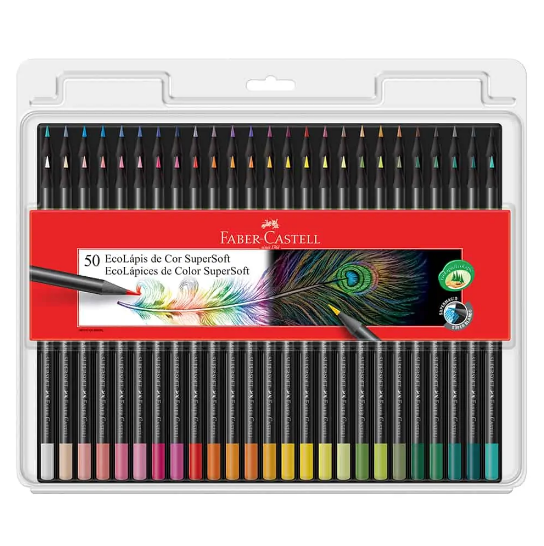 Lápices de Colores Supersoft x 50